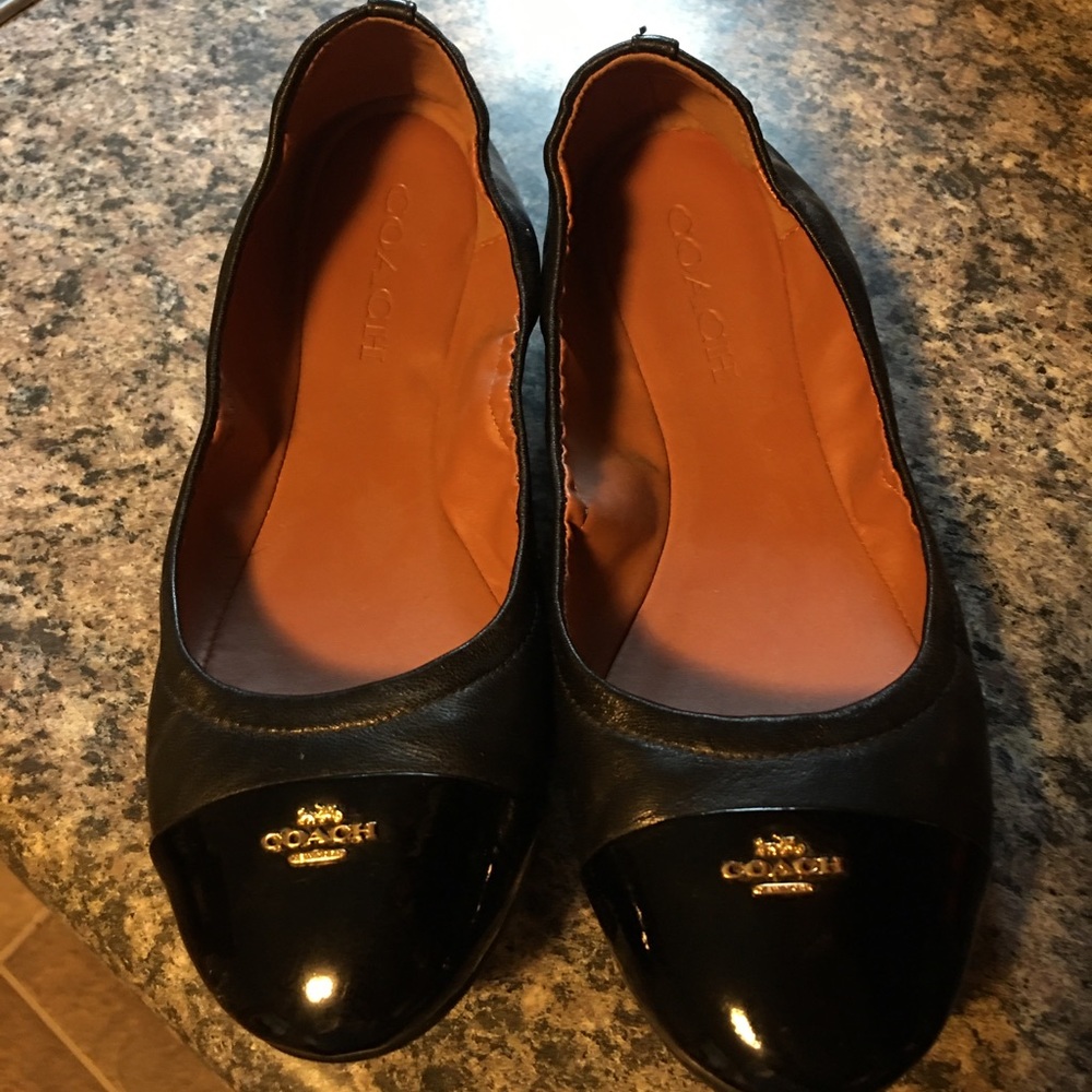 Coach soft leather shoes